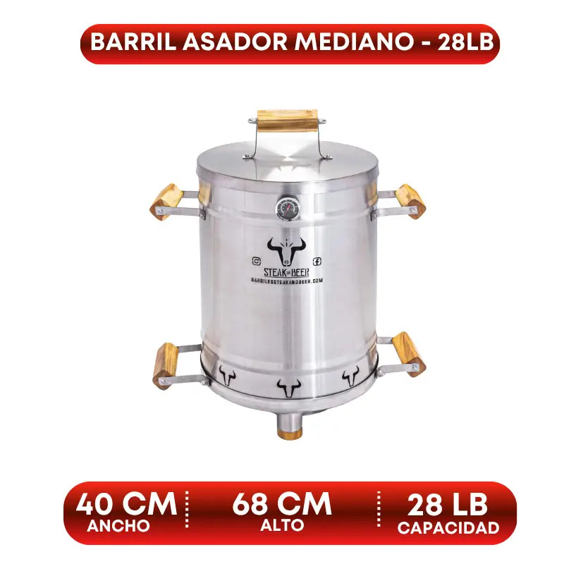 <transcy>Barril mediano (26 pulgadas x 15 pulgadas)</transcy>