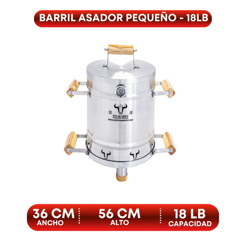 Small Barrel Grill & Smoker - ( 22 inch X 14 inch )