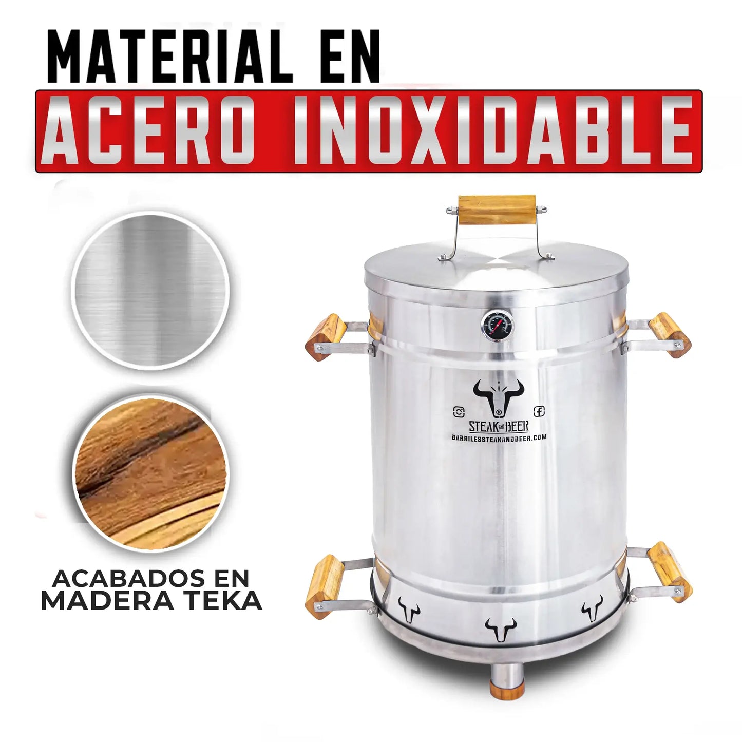 Large Barrel Grill and Smoker - ( 31 inch X 17 inch )