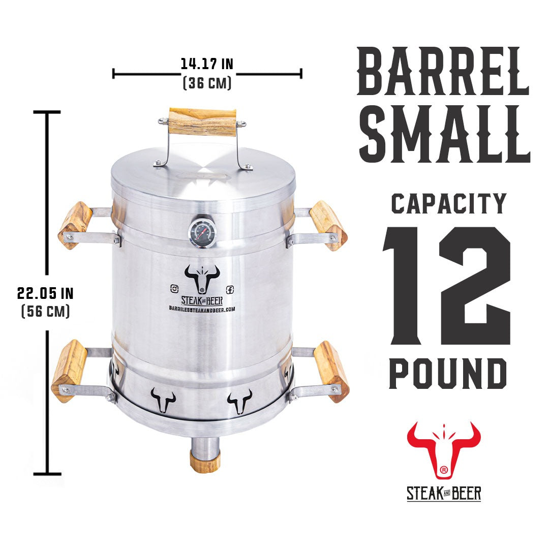 Small Barrel Grill & Smoker - ( 22 inch X 14 inch )