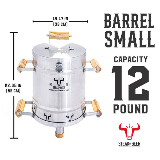Small Barrel Grill & Smoker - ( 22 inch X 14 inch )