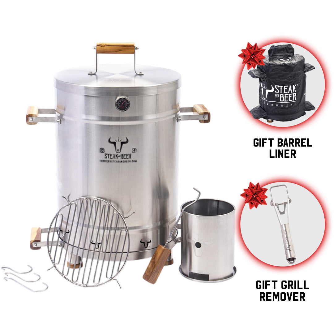 Large Barrel Grill and Smoker - ( 31 inch X 17 inch )