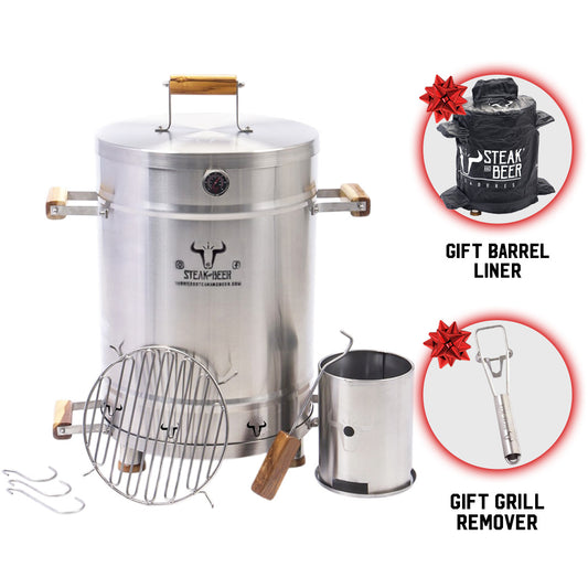Large Barrel Grill and Smoker - ( 31 inch X 17 inch )