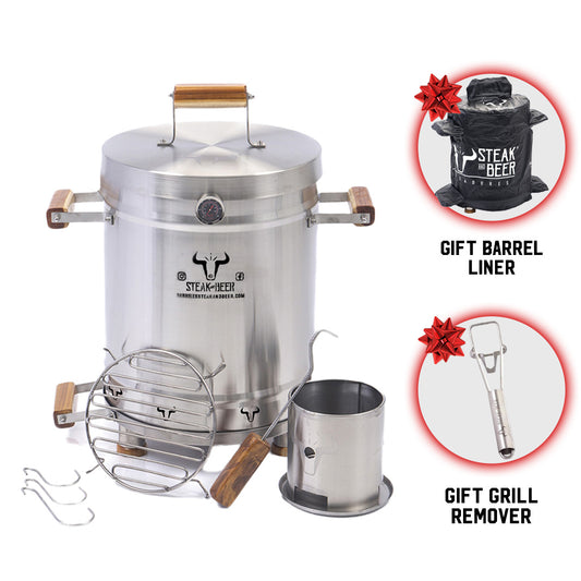 Medium Barrel Grill & Smoker - ( 26 inch X 15 inch )