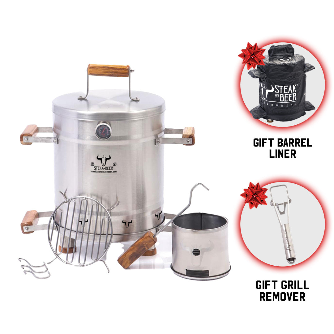 Small Barrel Grill & Smoker - ( 22 inch X 14 inch )