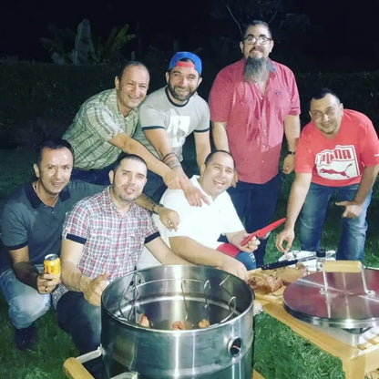 Super Oferta Navideña - Barril Asador en Acero Inoxidable