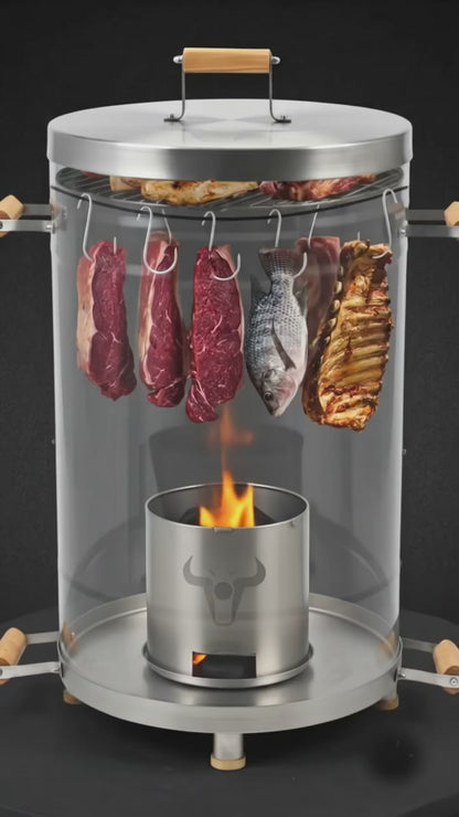Small Barrel Grill & Smoker - ( 22 inch X 14 inch )
